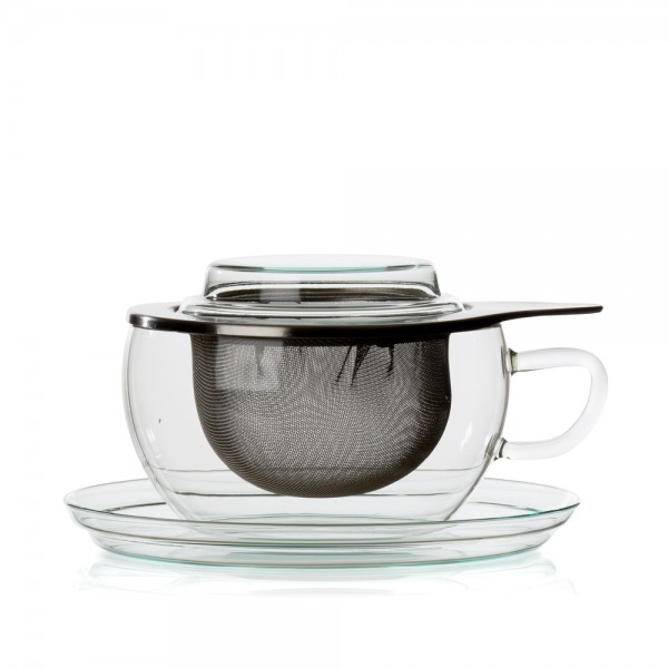 Berlin, glass jumbo cup with filter Berlin, glass jumbo cup with filter