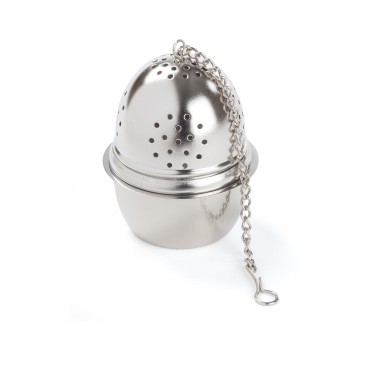 Boule à thé ovale , inox