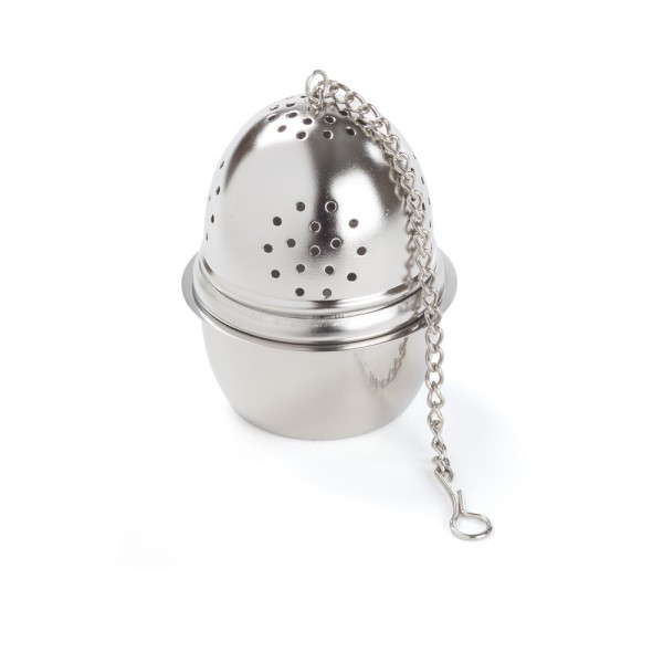 Boule à thé ovale , inox