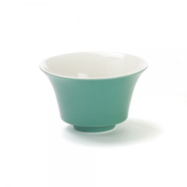 "Color", bol à thé vert jade 12,5 cl porcelaine "Color", bol à thé vert jade 12,5 cl porcelaine