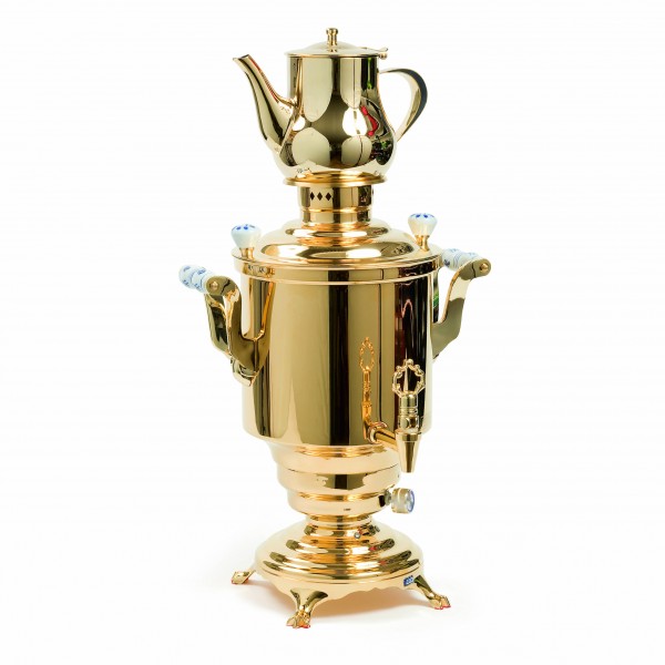 Romanov Samovar électrique plaqué or Romanov Samovar électrique plaqué or