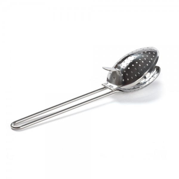 Cuillère à thé, infuseur à pince, inoxydable Cuillère à thé, infuseur à pince, inoxydable