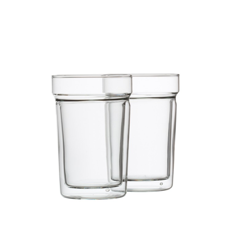 « Oasis », set of 2 double wall glasses DAMMANN Frères