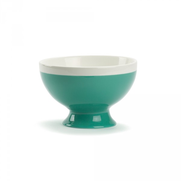 CAMPAGNE - Large bowl 35 CL - Green and white CAMPAGNE - Large bowl 35 CL - Green and white