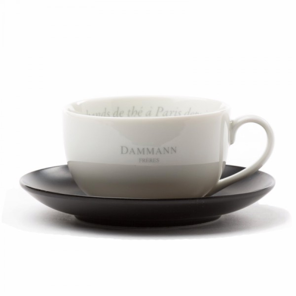 Tasse et sous-tasse à thé Dammann Frères Tasse et sous-tasse à thé Dammann Frères
