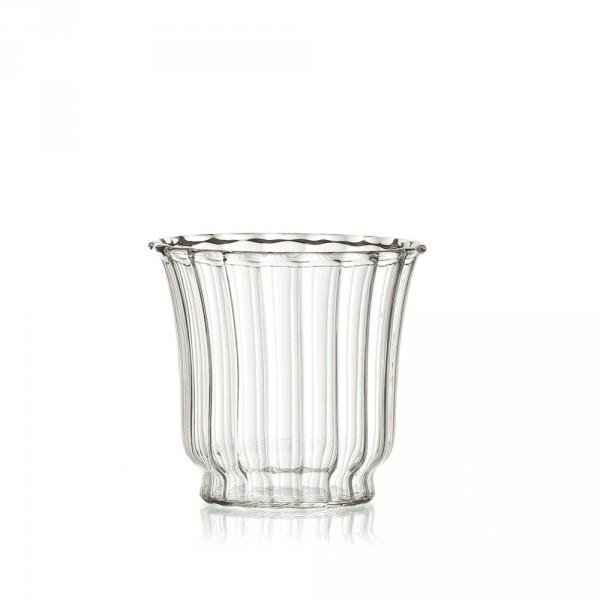 KERALA - VERRE A THE EN VERRE CANNELÉ KERALA - VERRE A THE EN VERRE CANNELÉ