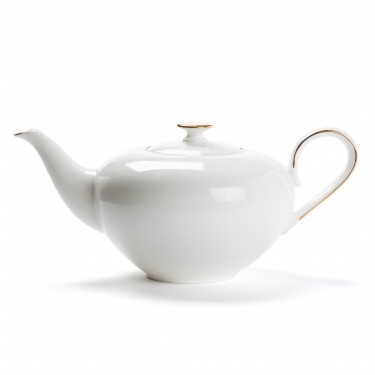Porcelain teapot - Concorde - 1L - Golden border