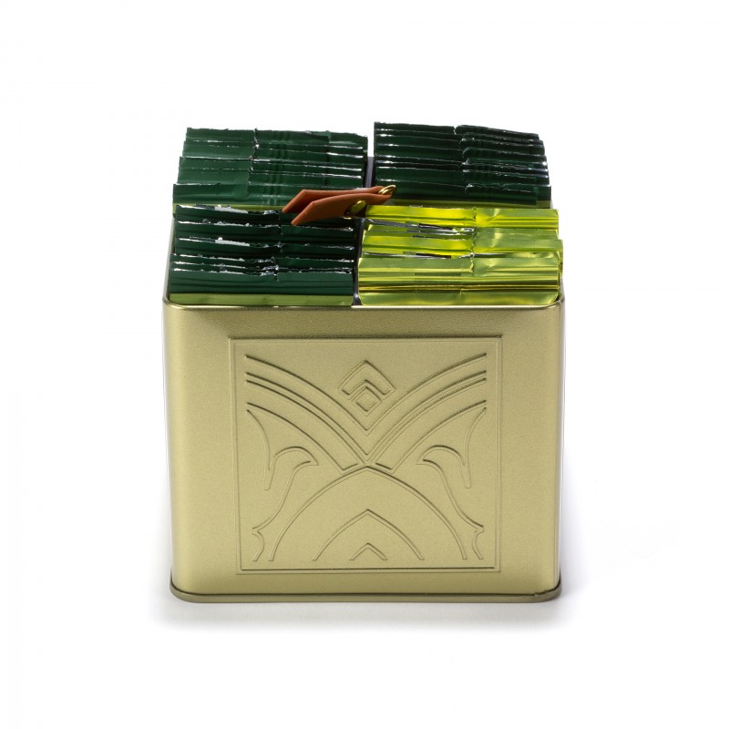 "CHARMES" gift set 32 herbal tea bags holder