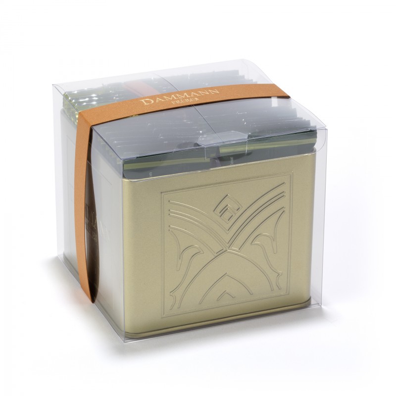 "CHARMES" gift set 32 herbal tea bags holder