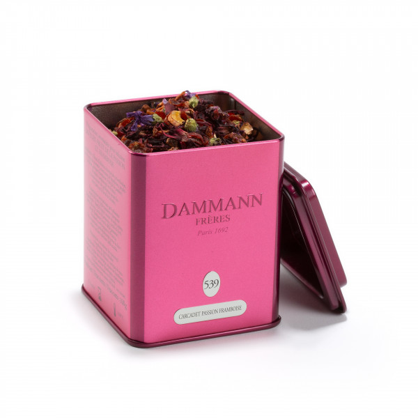 Carcadet Passion Framboise, boîte 100g