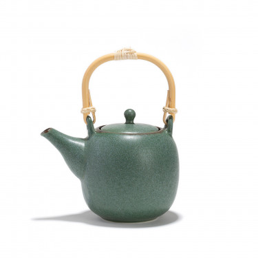 Porcelain teapot  - GURIN - 0,55 L  - green