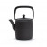 Japanese cast iron teapot - WABI 0,6L - grey