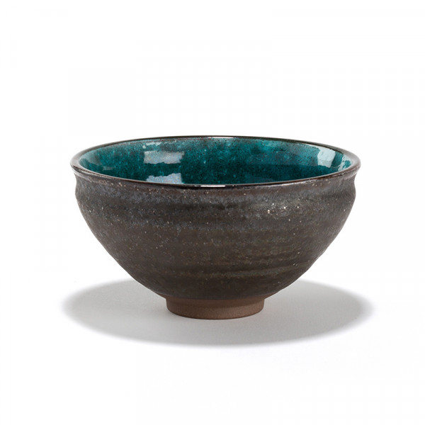 TAKOIZU' MATCHA TEA BOWL - BLACK METALLIC TAKOIZU' MATCHA TEA BOWL - BLACK METALLIC