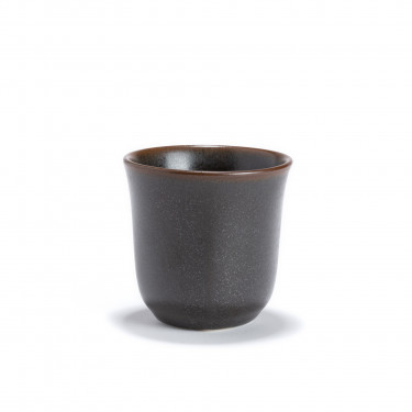 KURO - Dark grey porcelain tea bowl