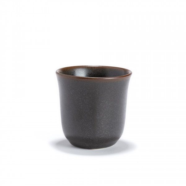 KURO - Bol à thé gris foncé en porcelaine