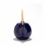 AOI - THEIERE PORCELAINE BLEU DE FOUR AVEC ANSE BAMBOU + FILTRE