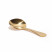 Stainless steel measure spoon titanium gold finish