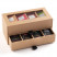 "7/7" Gift set - 2 drawers kraft carboard case furnished with 56 teas bags