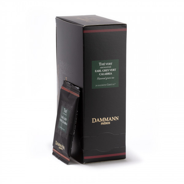 EARL GREY VERT CALABRIA, 24 SACHETS CRISTAL SUREMBALLES