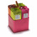 COFFRET PASSIONNEMENT - CUBE ROSE METAL 32 sachets
