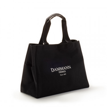 Shopping Bag Dammann Frères - Black Canvas