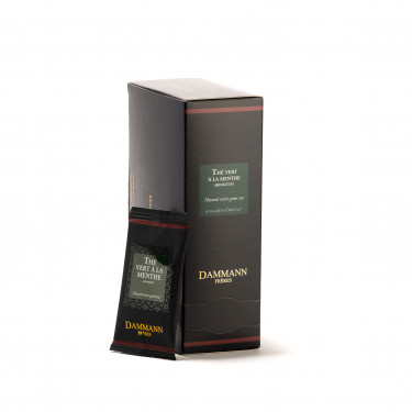 Thé vert à la menthe aromatisé - 24 sachets Cristal® enveloppés