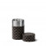SANKAKKEI - black and white washi paper tea canister 100g