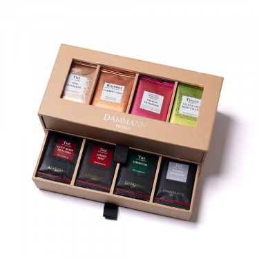 COFFRET 7/7 - coffret kraft 2 tiroirs craft