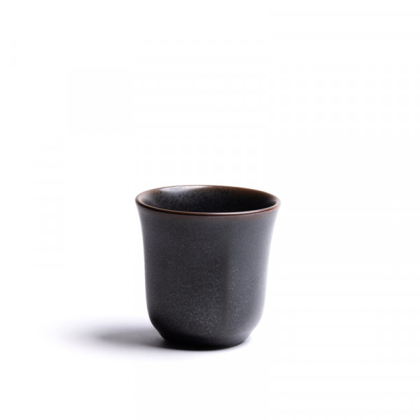 KURO - Dark grey porcelain tea bowl