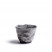 RIVAGE - hand brushed crackle porcelain grey tea bowl