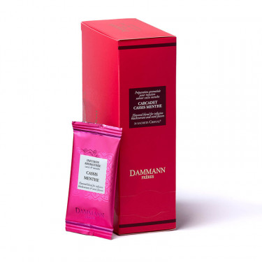FRUIT INFUSION Cassis menthe, box of 24 enveloped Cristal® sachets