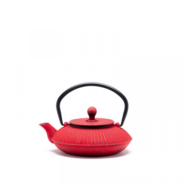 Chinese cast iron teapot - Fushe 0,45 L - red