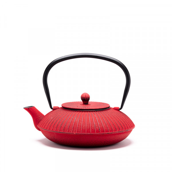 Chinese cast iron teapot - Fushe 1,1 L - red