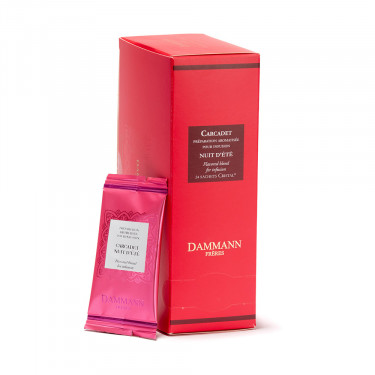 Fruit Infusion - 'Carcadet Nuit d'Eté', box of 24 enveloped Cristal® sachets