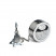 Eiffel Tower perforated stainless steel tea ball