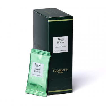 Tisane de Noël, box of 24 enveloped Cristal® sachets