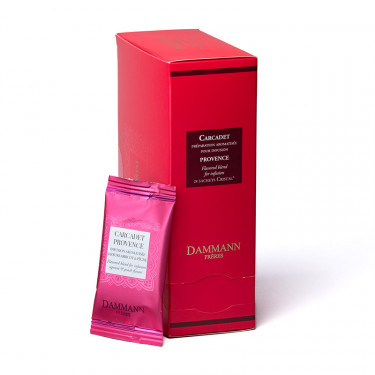 Fruit Infusion - 'Carcadet Provence', box of 24 enveloped Cristal® sachets