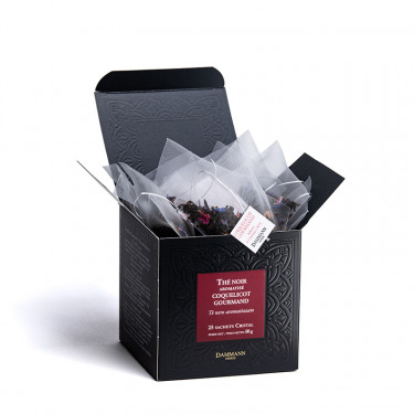 Coquelicot gourmand, box of 25 Cristal® sachets