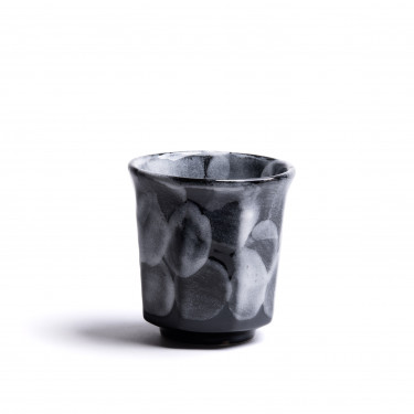 Orage - Bol à thé du Japon 25cl - Noir
