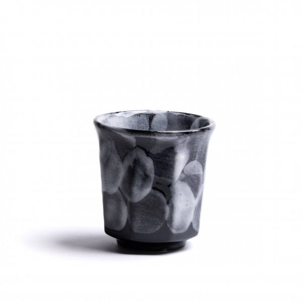 Orage - Bol à thé du Japon 25cl - Noir