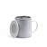 Marais - silver metallic mug with filter and strainer - 25CL