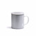 Marais - silver metallic mug with filter and strainer - 25CL