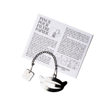 Pince pour filtre papier inox
