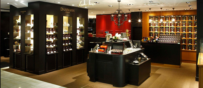 Dammann Frères shop - Osaka-Japan Boutique Dammann Frères au Japon à Osaka