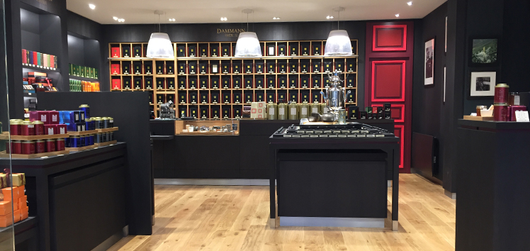 boutique de thé Dammann Frères à Brest